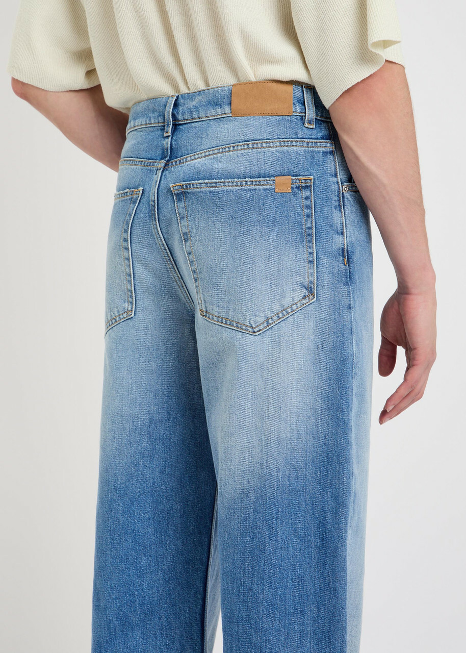 Calvin Klein Straight-leg Denim Jeans Light Blue