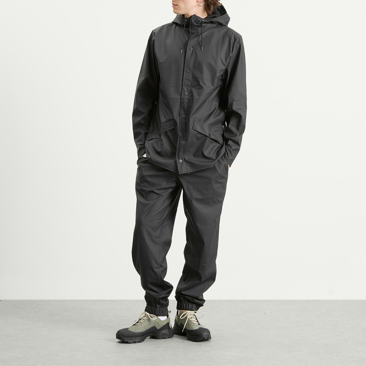 Rains Classic Jacket in Black