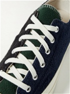 Converse - Beyond Retro Chuck Taylor All Star 70 Colour-Block Upcycled Fleece Sneakers - Black