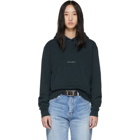 Saint Laurent Green Rive Gauche Hoodie