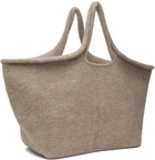 Lauren Manoogian Taupe Knit Market Tote