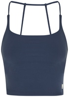 Vuori Allthefeels Stretch-jersey Workout Tank top Navy
