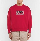 Cav Empt - Logo-Detailed Loopback Cotton-Jersey Sweatshirt - Men - Red