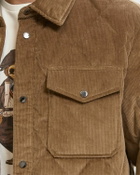 WOOLRICH CORDUROY ALASKAN SHIRT JACKET Brown Mens Overshirt