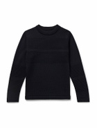 S.N.S. Herning - Fisherman Wool Rollneck Sweater - Blue