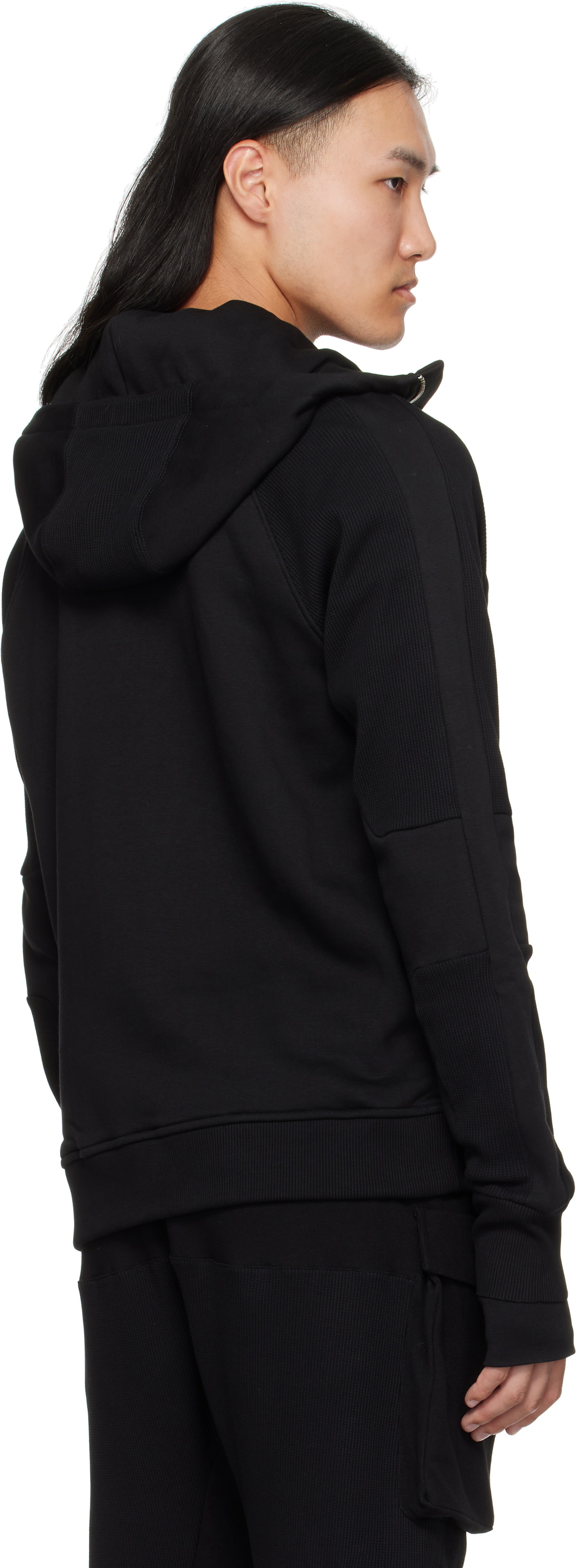 thom/krom Black M SJ 691 Hoodie