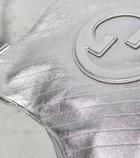 Gucci Blondie Medium metallic leather shoulder bag