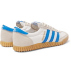 adidas Originals - Indoor Kreft Spezial Leather-Trimmed Shell and Suede Sneakers - Men - White