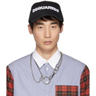 Dsquared2 Black and White Logo Baseball Cap