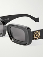 Loewe - Anagram Rectangular-Frame Acetate Sunglasses