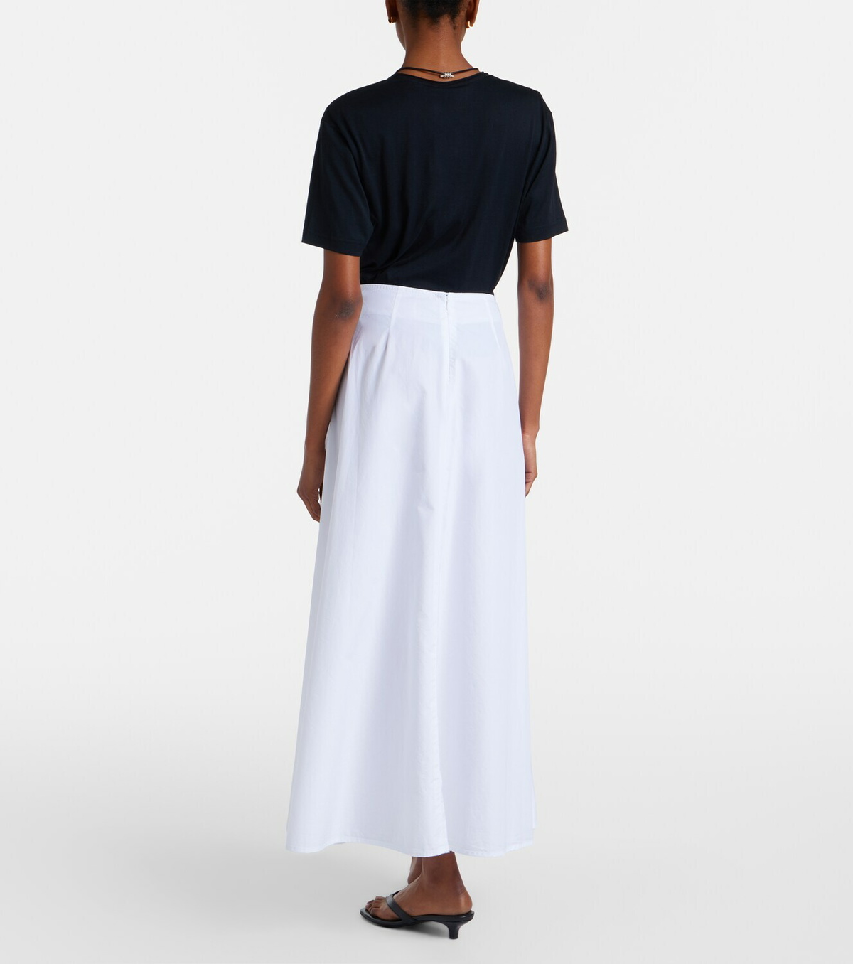Citizens of Humanity Emi cotton poplin midi skirt