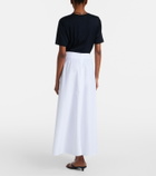 Citizens of Humanity Emi cotton poplin midi skirt