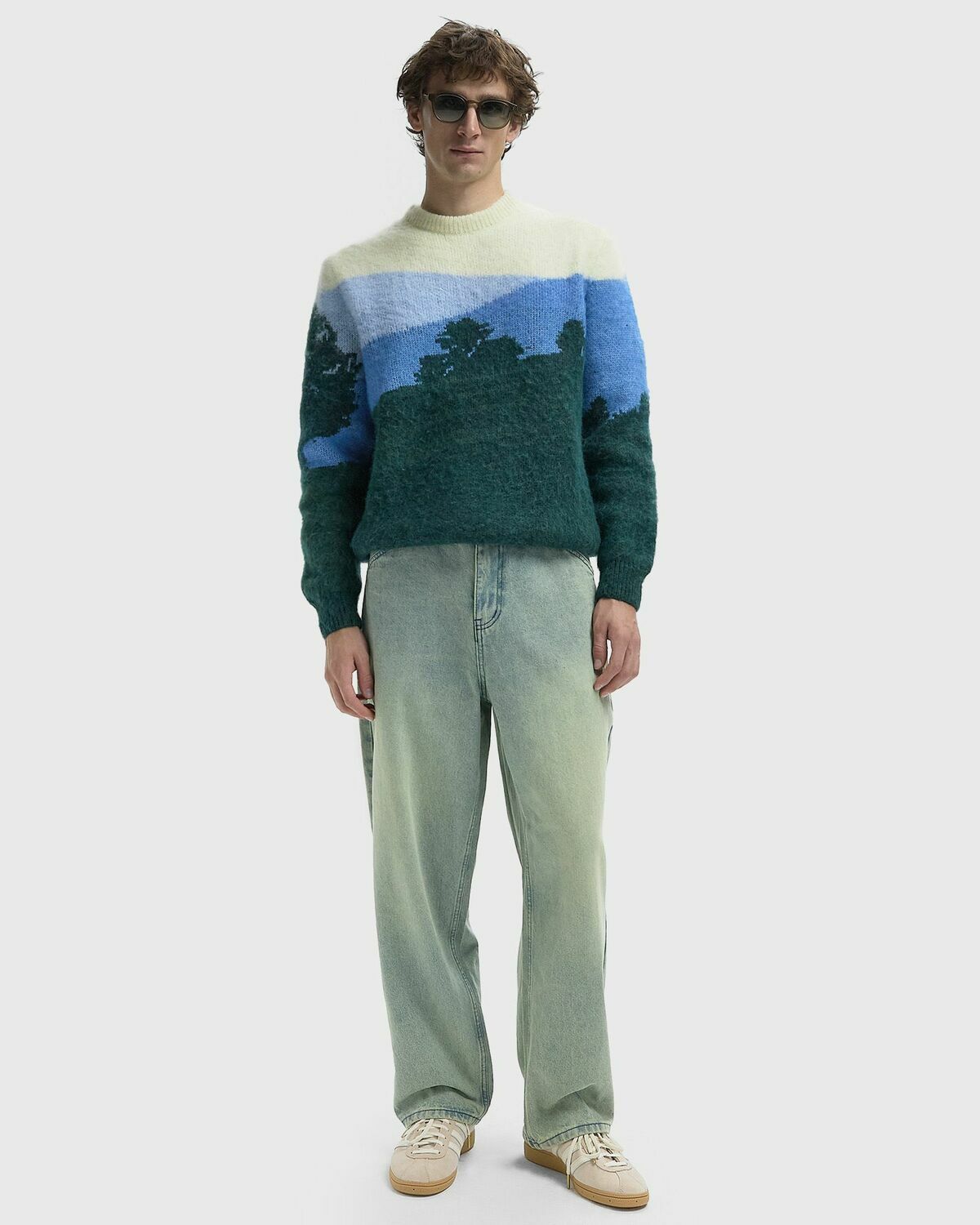 Lacoste KNIT SWEAT Multi-color Mens Pullover