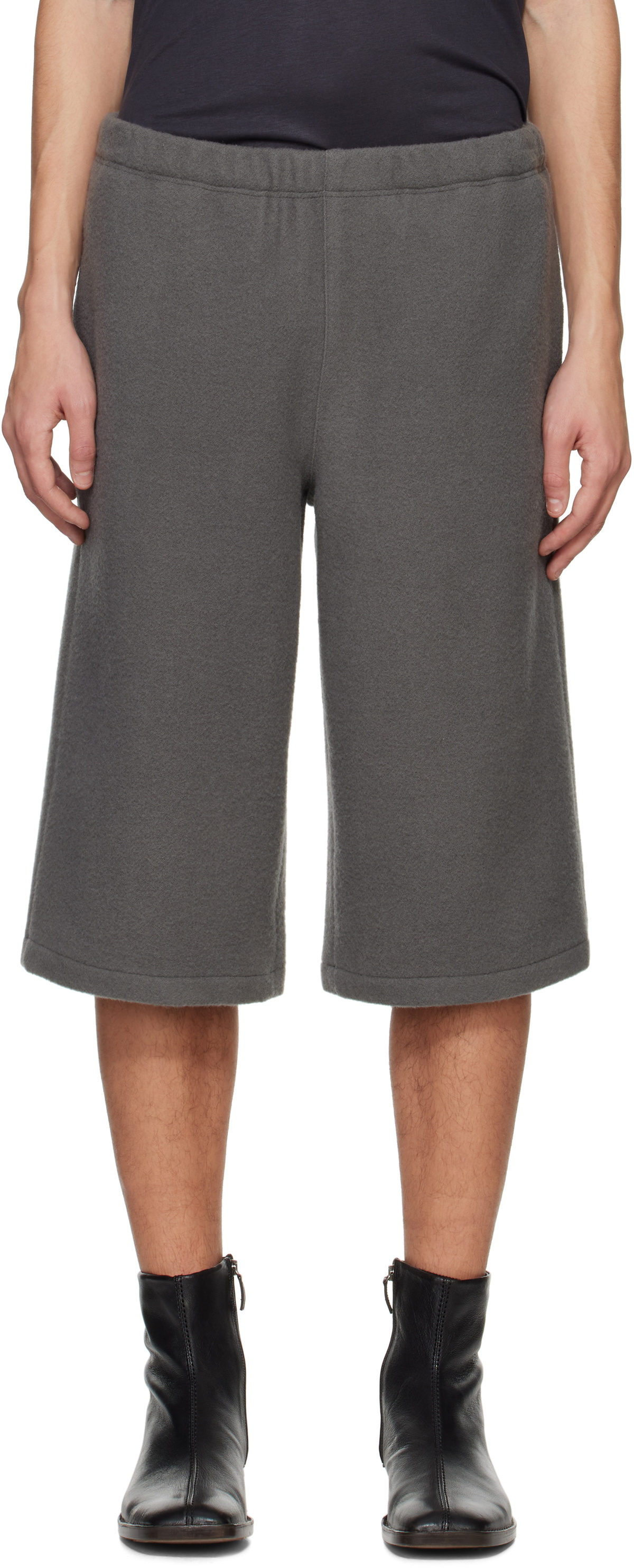 Rier Gray Fleece Shorts