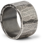 M.Cohen - Oxidised Sterling Silver Ring - Silver
