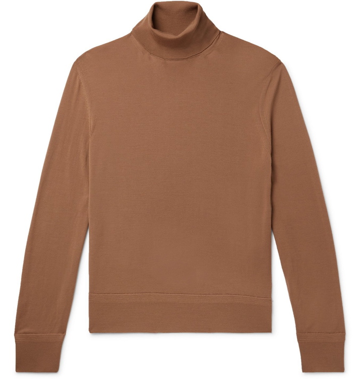 Photo: TOM FORD - Wool Rollneck Sweater - Brown