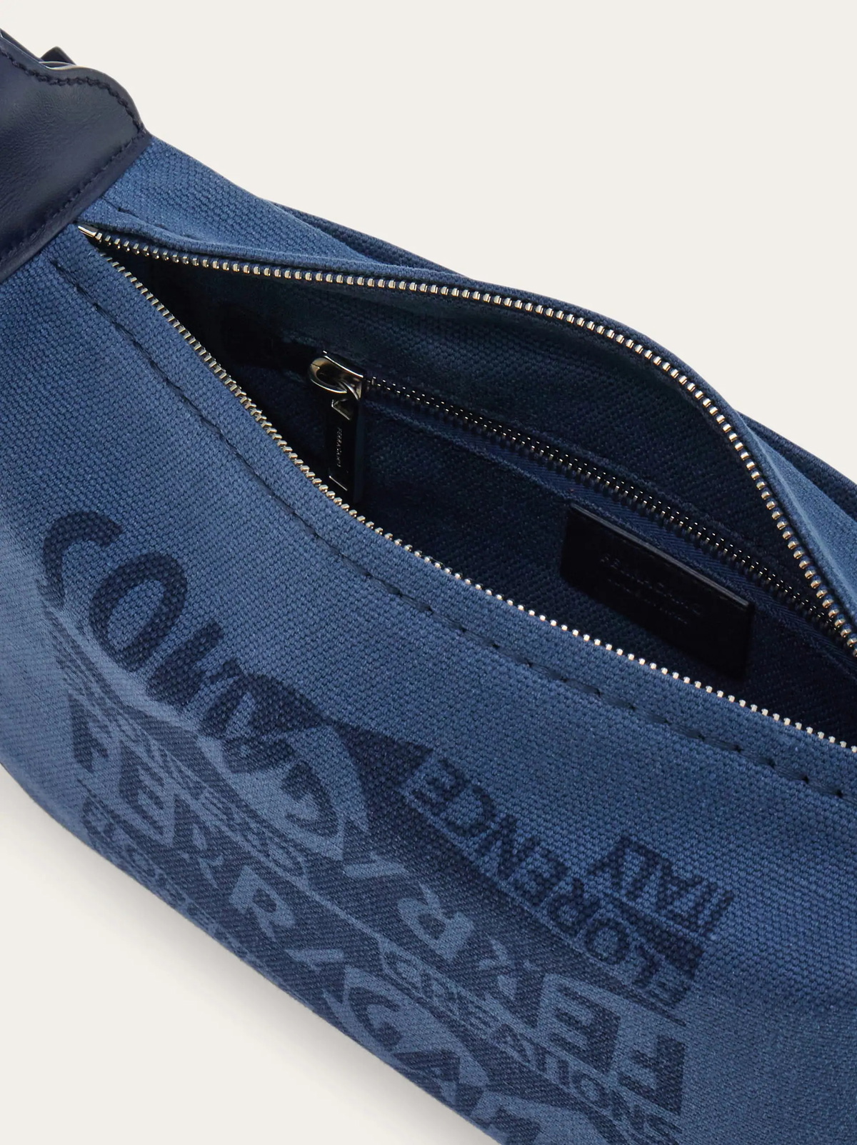 Ferragamo Mens Shoulder bag with logo in Blue