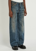 Our Legacy Treble Cut Wide-leg Denim Jeans Navy