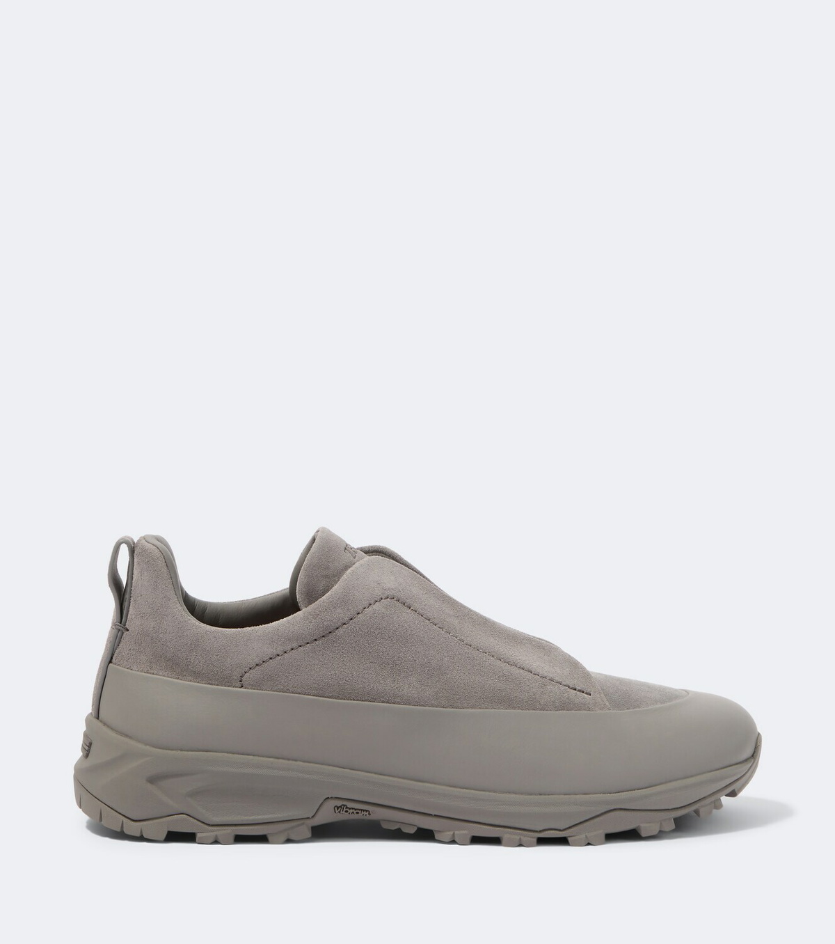 Zegna Triple Stitch Monte suede slip-on sneakers