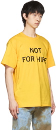 Cowgirl Blue 1962 Yellow 'Not For Hire' T-Shirt