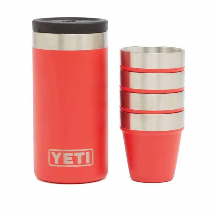 Photo: YETI Rambler Shot Glasses in Rescue Red 