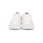 Coach 1941 White and Navy C101 Low-Top Sneakers