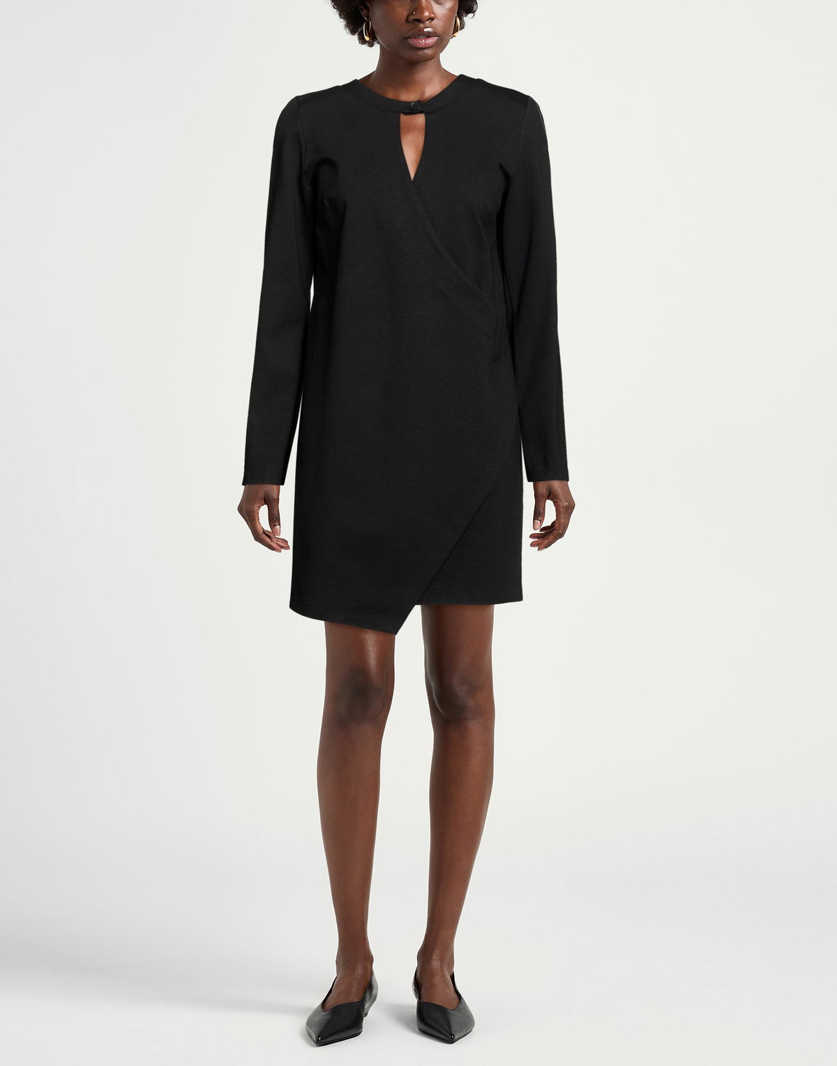 Manila Grace Womens Mini dress in Black