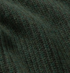 LORO PIANA - Ribbed Mélange Cashmere Sweater - Green