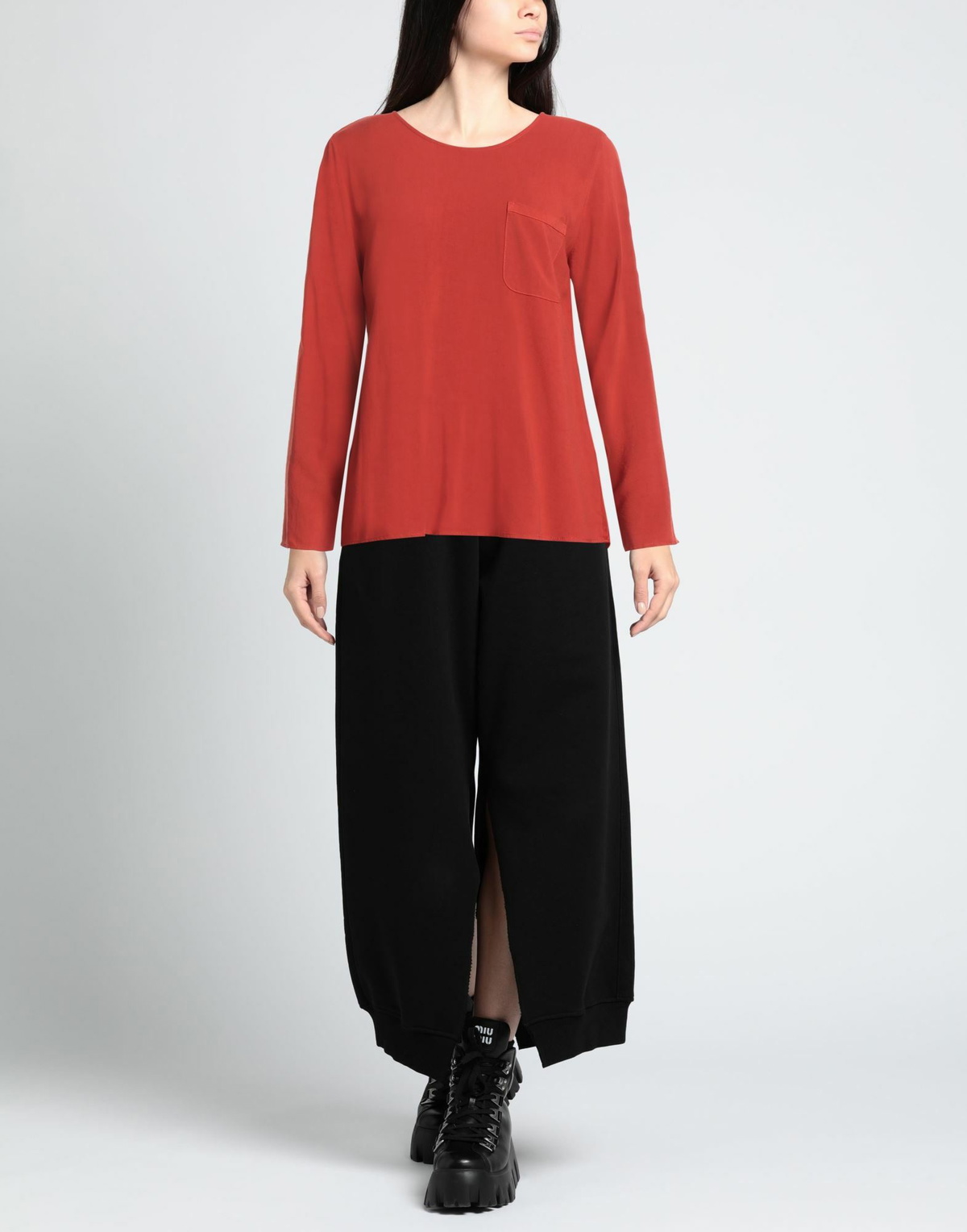 Alessia Santi Womens Top Rust