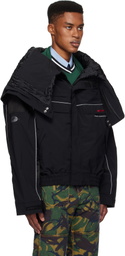 Martine Rose Black Reverse Sports Jacket