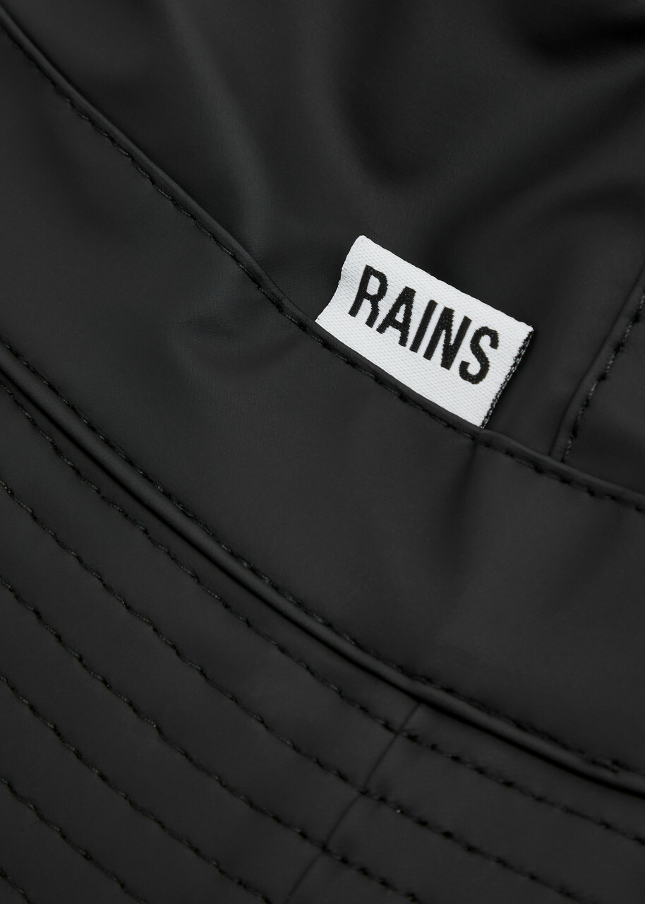 Rains Rubberised Bucket hat Black