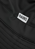 Rains Rubberised Bucket hat Black