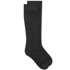 GANNI Women's Butterfly Lace Socks in Black