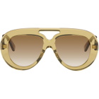 LOEWE Yellow Curvy Sunglasses