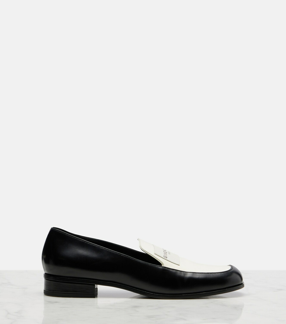 Givenchy Label leather loafers