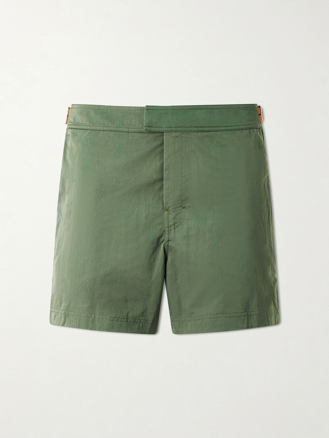 Zegna - Rio Straight-Leg Mid-Length Swim Shorts - Green