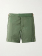 Zegna - Rio Straight-Leg Mid-Length Swim Shorts - Green