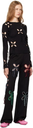J.Kim Black Petal T-shirt