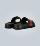 Gucci Striped Web slide sandals