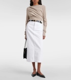Tove Eleornore draped wool sweater