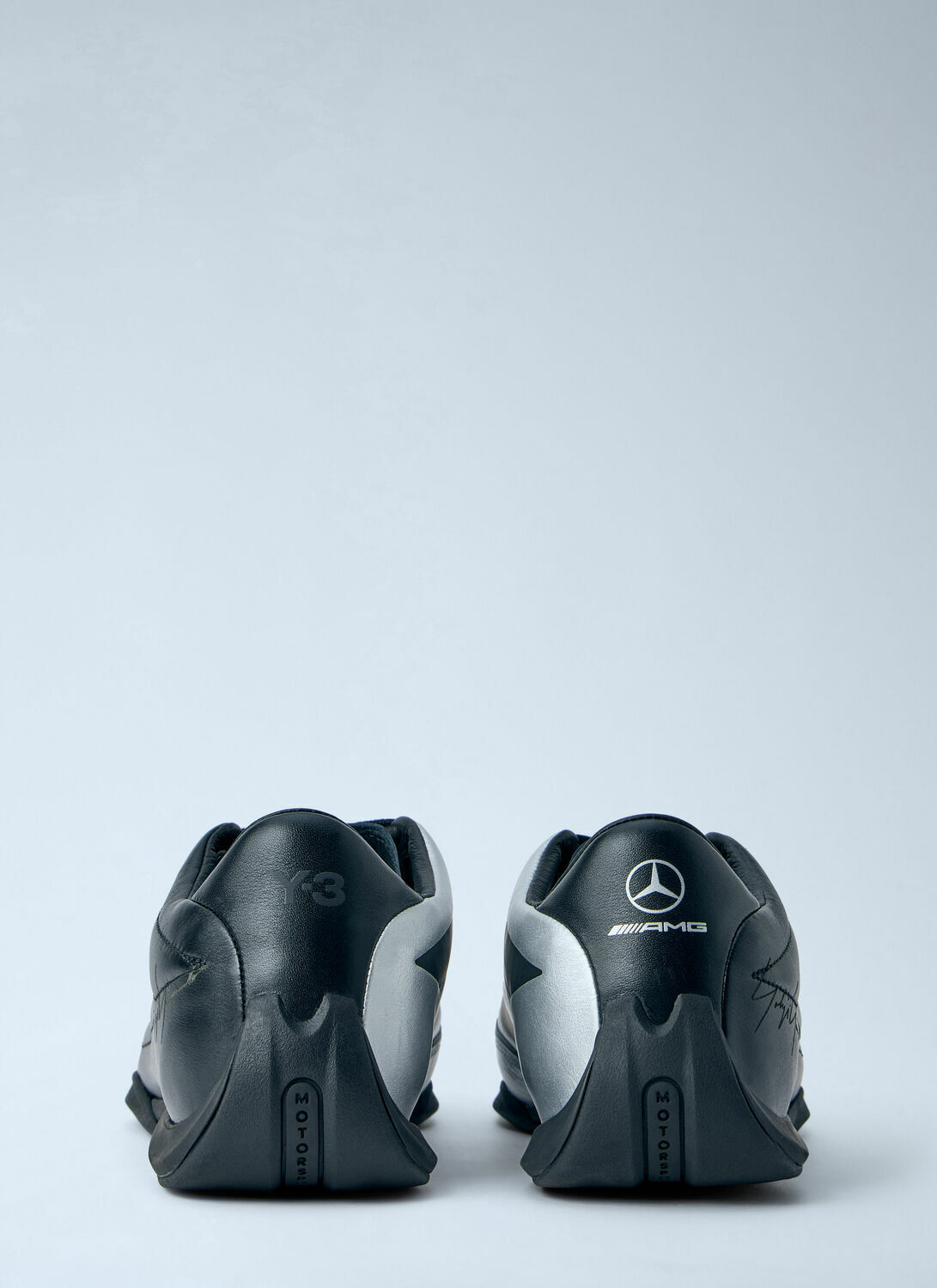 Y-3 Leather Low-Top Sneakers