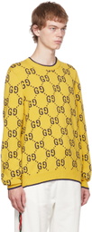 Gucci Yellow GG Sweater