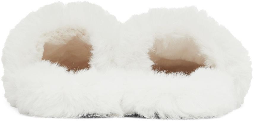 Faux fur best sale palazzo slippers