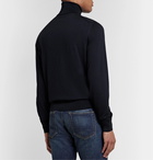 TOM FORD - Wool Rollneck Sweater - Blue