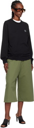 Stone Island Black 2100030 Organic Cotton Jersey 'Fissato' Effect T-shirt