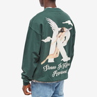 Represent Men's Storms In Heaven Crew Sweat in Racing Green