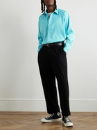 A.PRESSE - Cotton-Twill Shirt - Blue