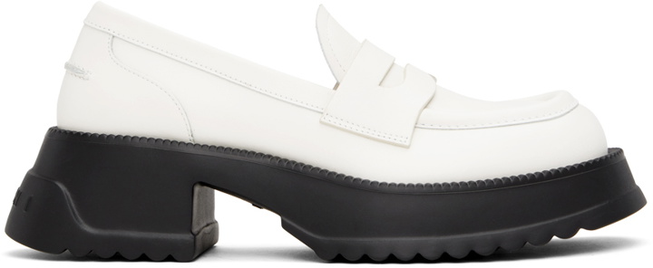 Photo: Marni White Pinched Seam Loafers