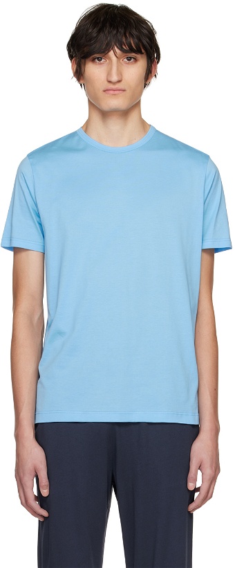 Photo: Sunspel Blue Classic T-Shirt