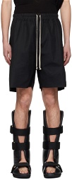 Rick Owens Black Long Boxer Shorts